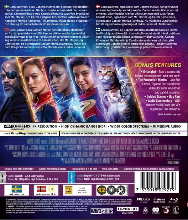 The Marvels (4K Ultra HD + Blu-ray)