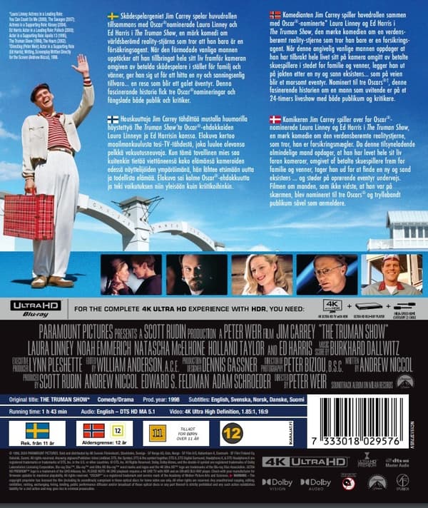 The Truman Show (4K Ultra HD)