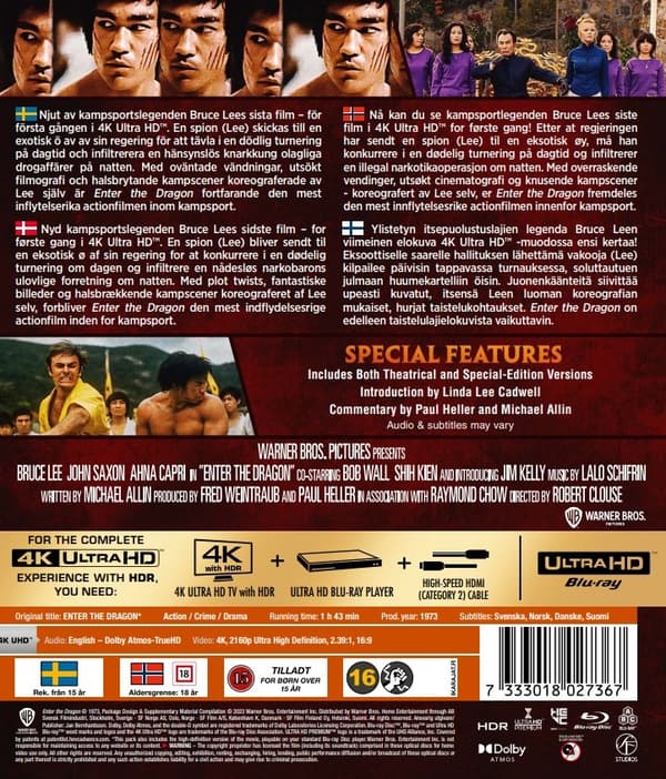 Enter the Dragon (4K Ultra HD)