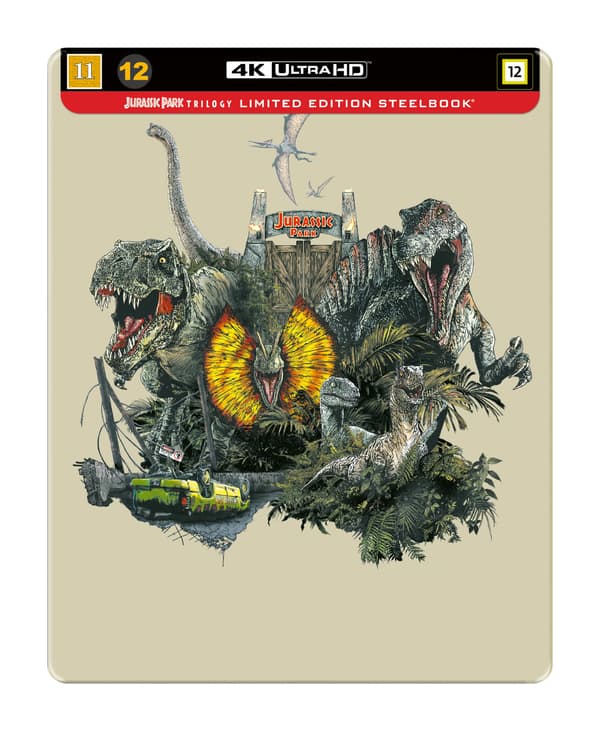 Jurassic Park Trilogy Steelbook Limited Edition (4K Ultra HD)