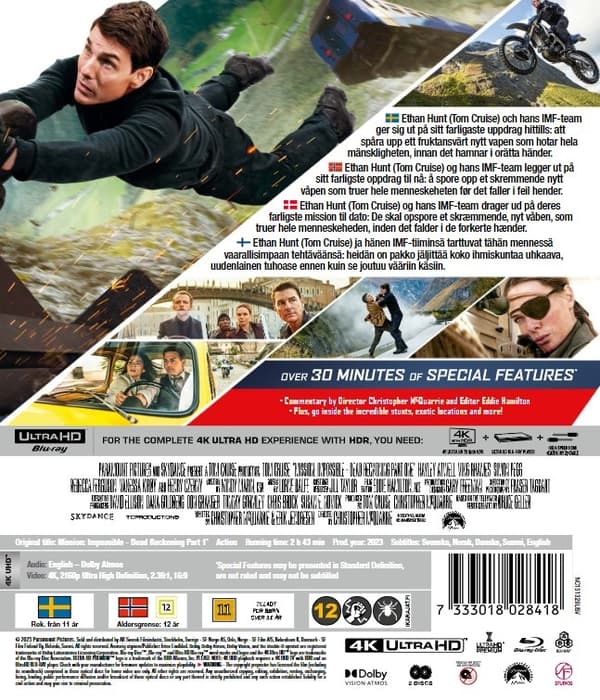 Mission: Impossible - Dead Reckoning Part One (4K Ultra HD)