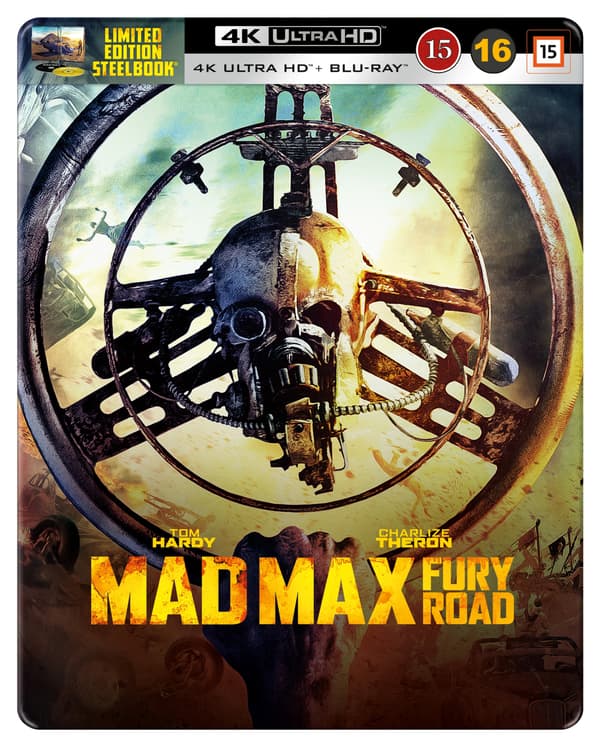Mad Max Fury Road Limited Steelbook (4K Ultra HD + Bluray) CDON