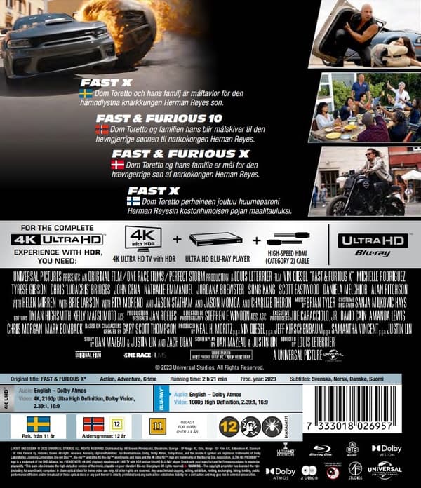 Fast X (4K Ultra HD + Blu-ray)