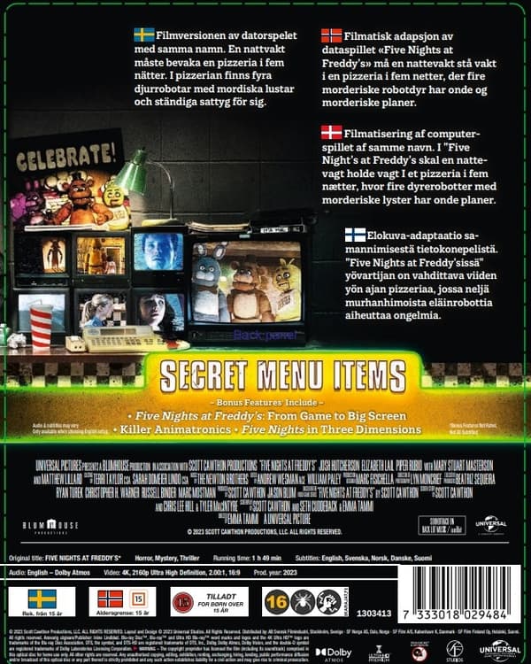 Five Nights at Freddy's - Limited Steelbook (4K Ultra HD)