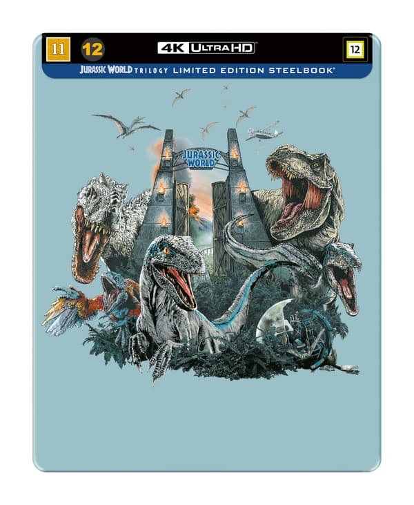 Jurassic World Trilogy Steelbook Limited Edition (4K Ultra HD)