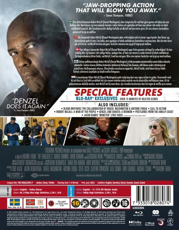 The Equalizer 3 - Limited Steelbook (4K Ultra HD + Blu-ray)