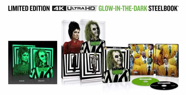 BEETLEJUICE, BEETLEJUICE STEELBOOK WITH GLOW-IN-TH-DARK O-RING