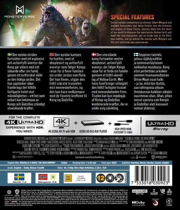 Godzilla x Kong: The New Empire (4K Ultra HD)