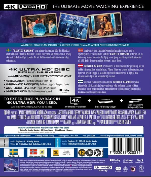 Haunted Mansion (4K Ultra HD + Blu-ray)