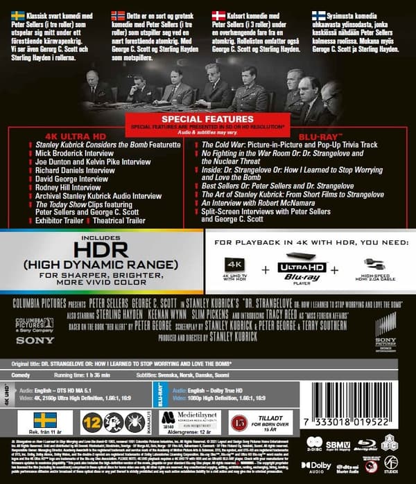 Dr. Strangelove (4K Ultra HD + Blu-ray)