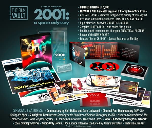 2001: A Space Odyssey - The Film Vault Limited Edition (4K Ultra + Blu-ray)