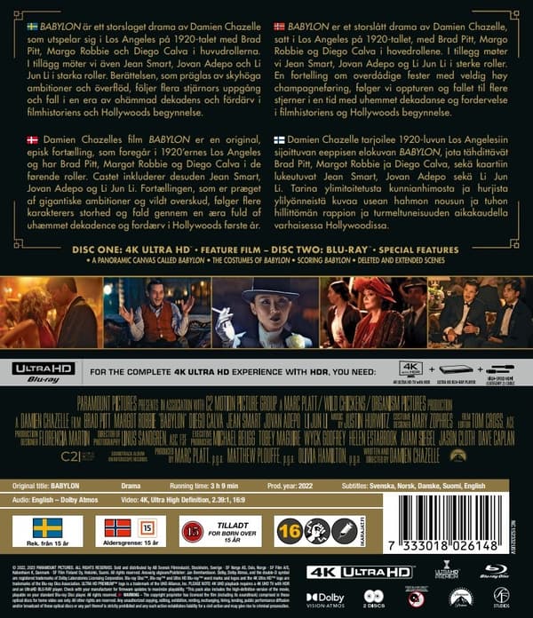Babylon (4K Ultra HD + Blu-ray)