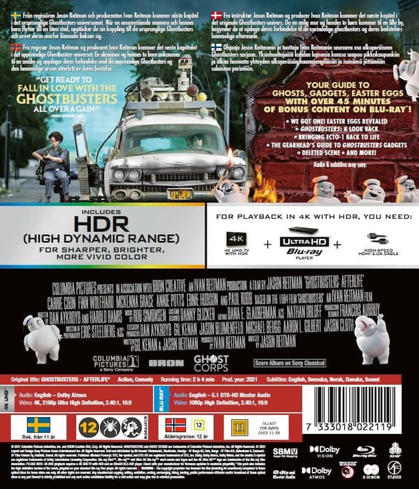 Ghostbusters: Afterlife (4K Ultra HD + Blu-ray)