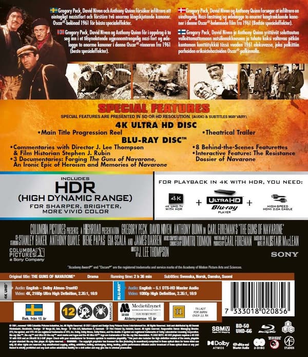 The Guns of Navarone (4K Ultra HD + Blu-ray)