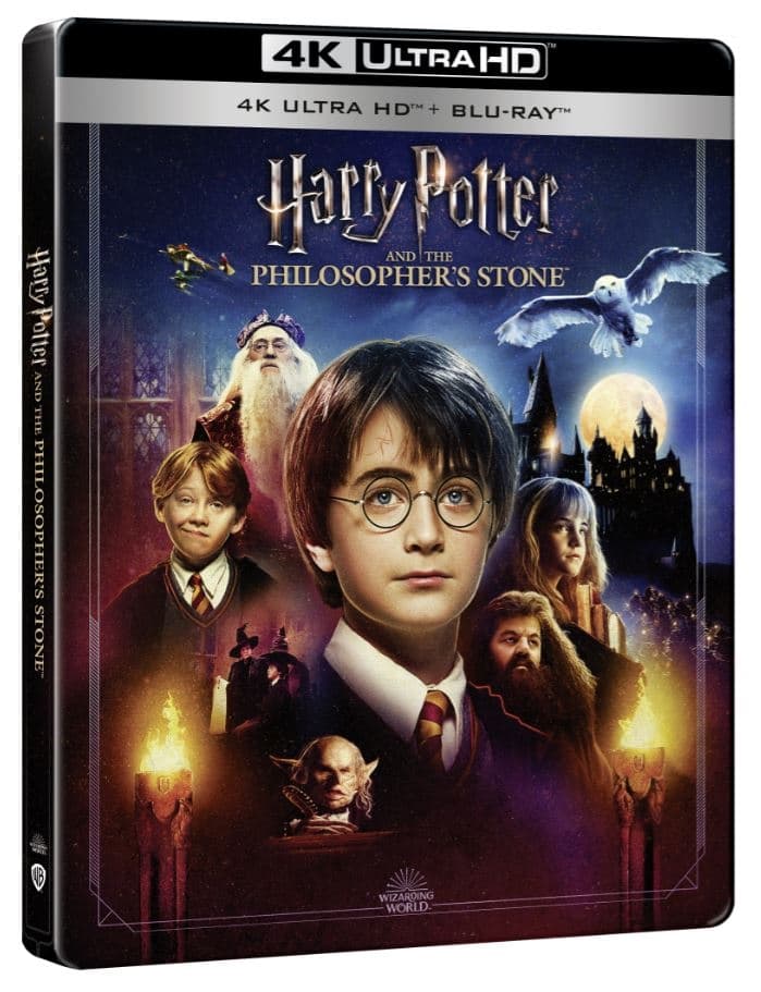 Harry Potter and the Philosophers Stone - 20th Anniversary Limited Steelbook (4K Ultra HD + Blu-ray)