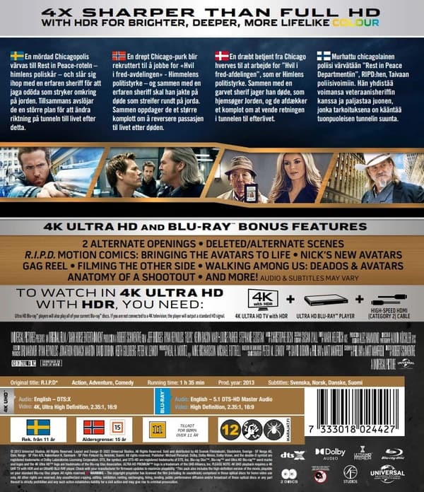 R.I.P.D. (4K Ultra HD + Blu-ray)