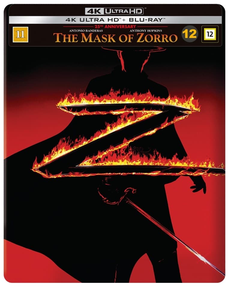 The Mask of Zorro Limited Steelbook (4K Ultra HD + Bluray) CDON