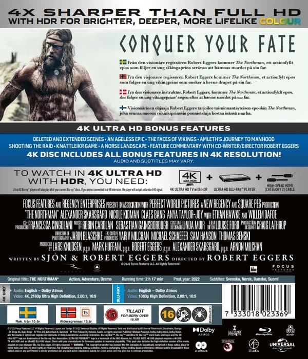 The Northman (4K Ultra HD + Blu-ray)