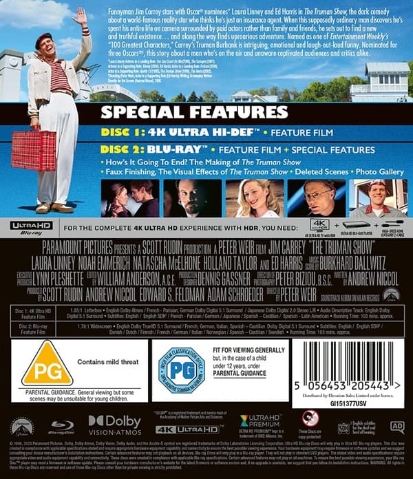 The Truman Show (4K Ultra HD + Blu-ray) (Import)