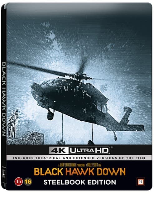 Black Hawk Down Limited Steelbook (4K Ultra HD + Bluray) CDON