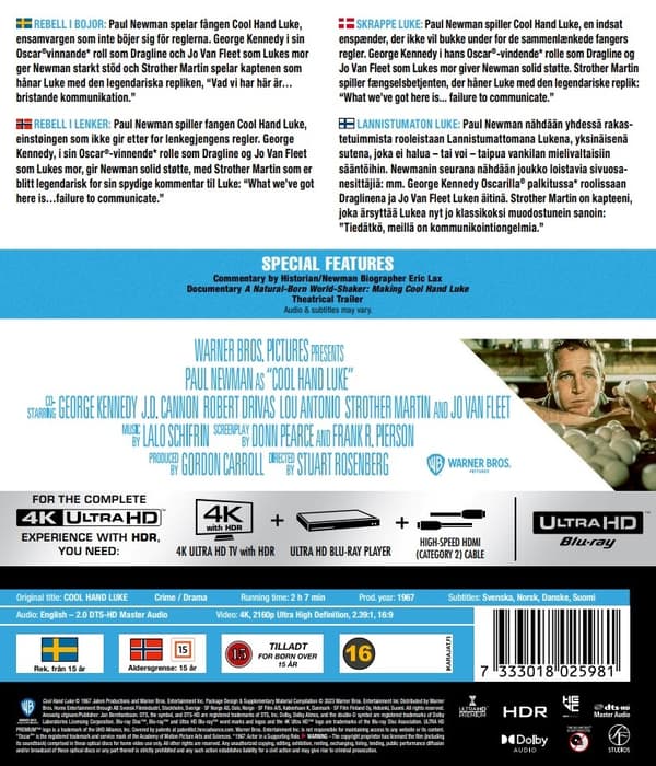 Cool Hand Luke (4K Ultra HD)