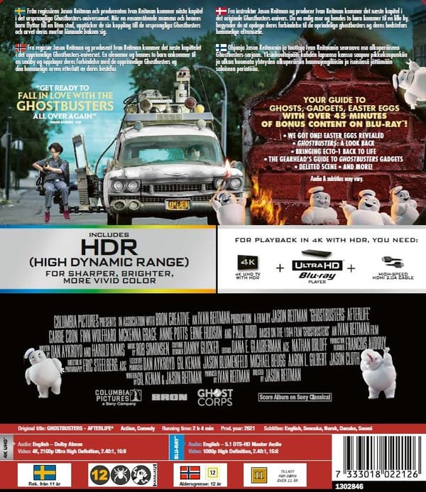 Ghostbusters: Afterlife - Limited Steelbook (4K Ultra HD + Blu-ray) | CDON