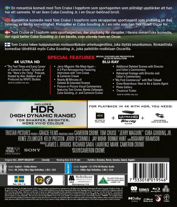 Jerry Maguire (4K Ultra HD + Blu-ray)