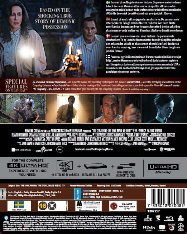 The Conjuring: The Devil Made Me Do It - Limited Steelbook (4K Ultra HD + Blu-ray)