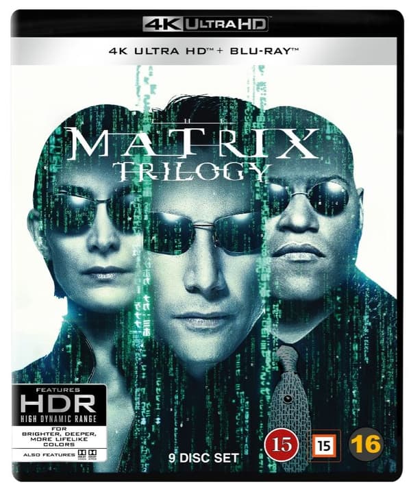 The Matrix Trilogy (4K Ultra HD + Blu-ray) (9 disc)
