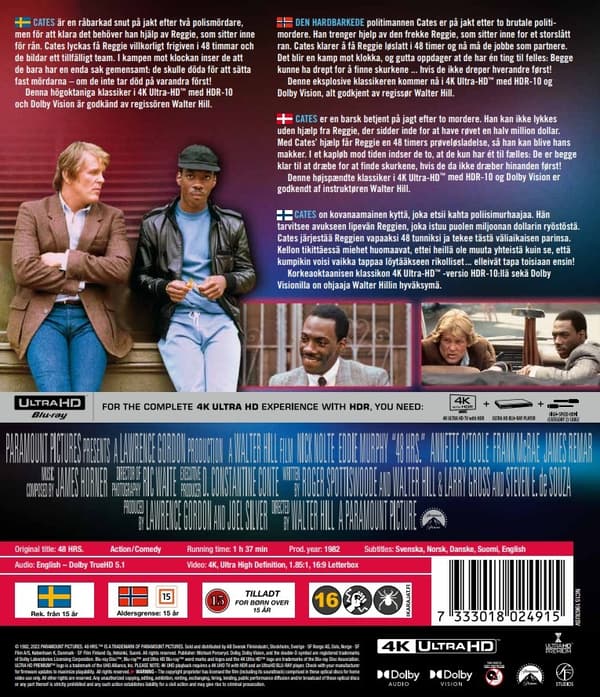 48 Hrs (4K Ultra HD + Blu-ray)