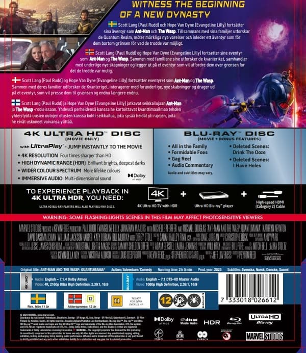 Ant-Man and the Wasp: Quantumania - Limited Steelbook (4K Ultra HD + Blu-ray)