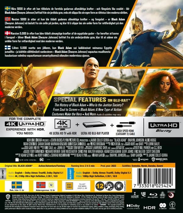 Black Adam (4K Ultra HD + Blu-ray)