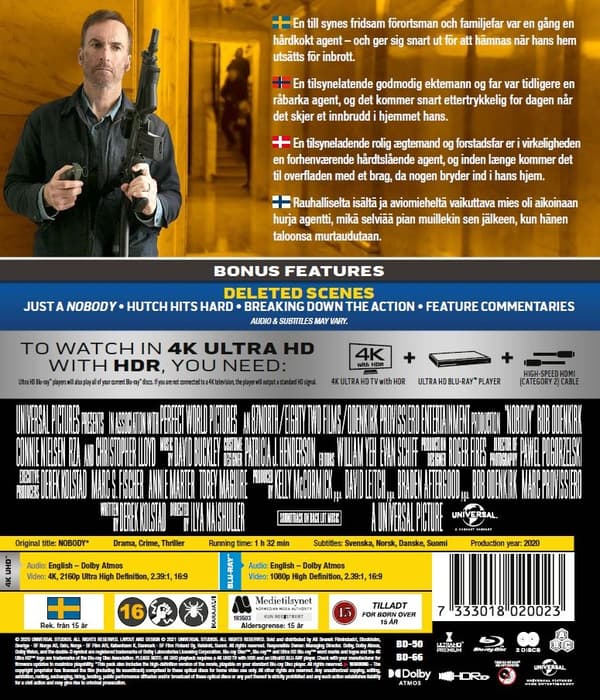 Nobody (4K Ultra HD + Blu-ray)
