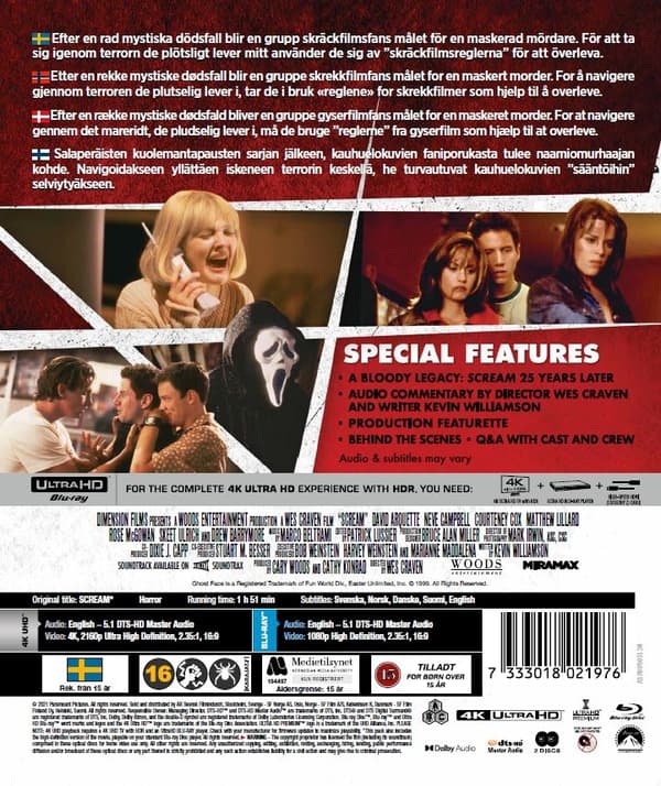 Scream (1996) (4K Ultra HD + Blu-ray)