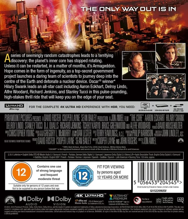 The Core (4K Ultra HD) (Import)