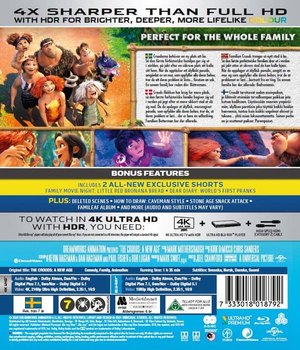 The Croods: A New Age (4K Ultra HD +Blu-ray)