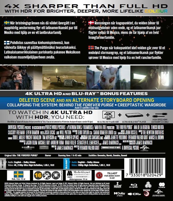 The Forever Purge (4K Ultra HD + Blu-ray)