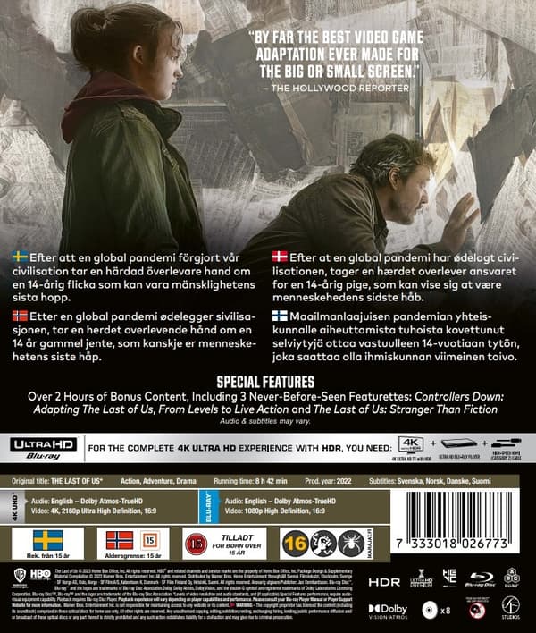 The Last of Us - Sæson 1 (4K Ultra HD + Blu-ray) (8 disc)