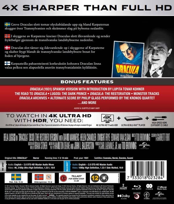 Dracula (4K Ultra HD + Blu-ray)