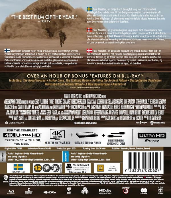 Dune (4K Ultra HD + Blu-ray)