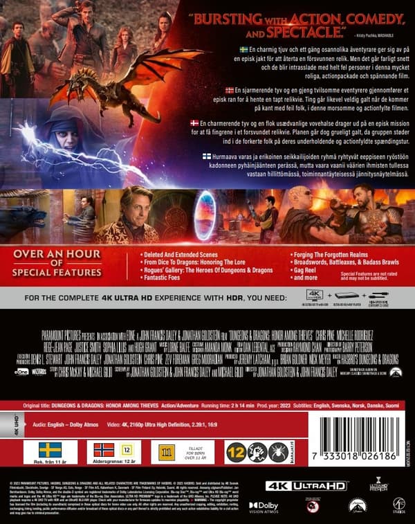 Dungeons & Dragons: Honor Among Thieves (4K Ultra HD)
