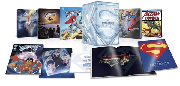 Superman 1-4 - Limited Steelbook Collection (4K Ultra HD + Blu-rary)