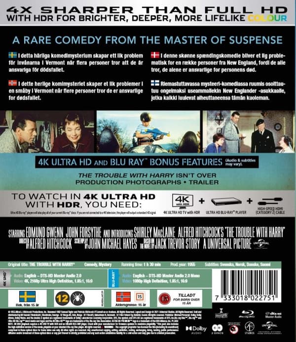 The Trouble with Harry (4K Ultra HD + Blu-ray)