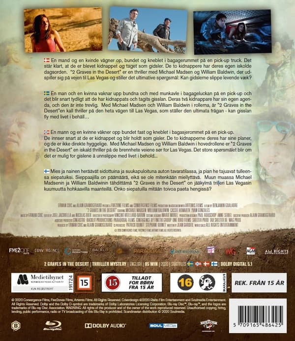 2 Graves In The Desert (Blu-ray)