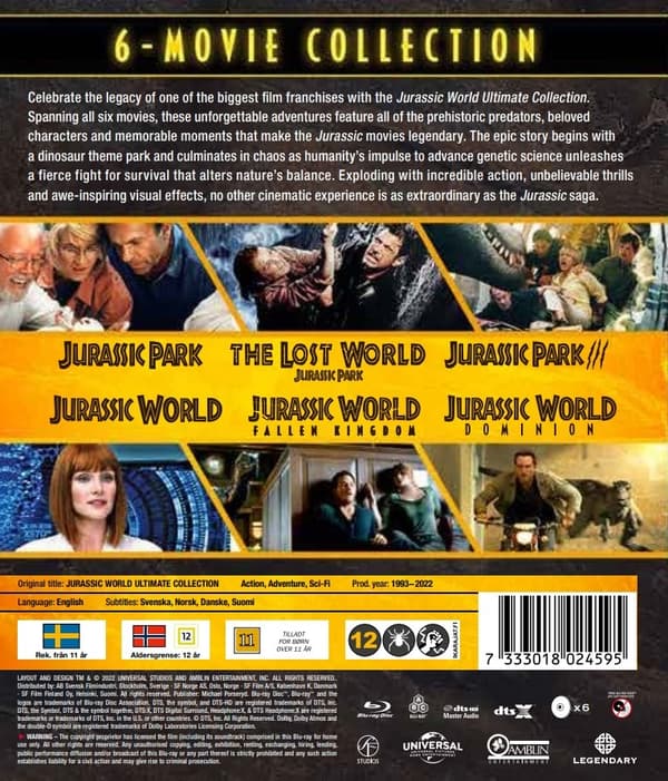 Jurassic World: Ultimate Collection (Blu-ray) (6 disc)