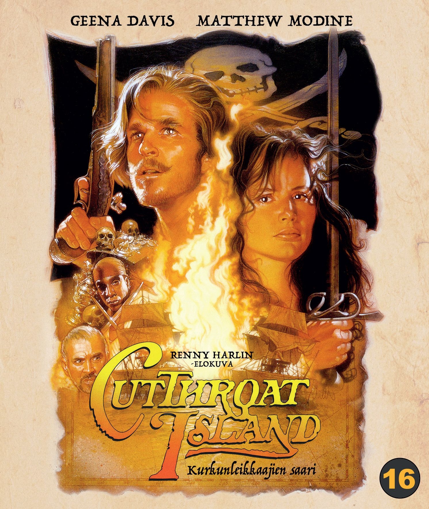 Kurkunleikkaajien saari - Cutthroat Island (Blu-ray)