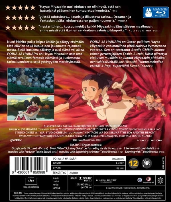 Poika Ja Haikara (Blu-ray)