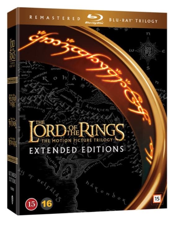 Sagan om ringen: Extended Trilogy Box (Blu-ray) (15 disc)