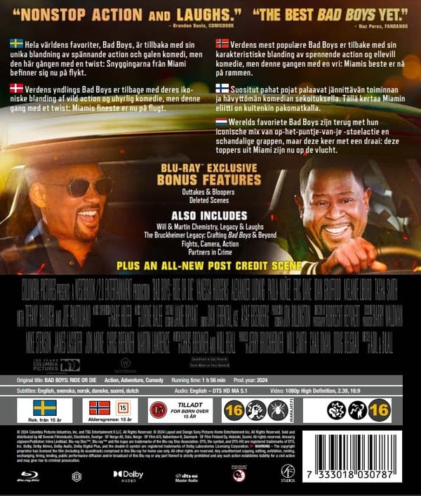 Bad Boys: Ride or Die (Blu-ray)