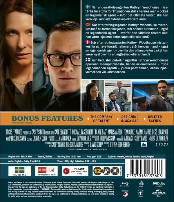 Black Bag (Blu-ray)